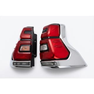 Fanali posteriori LED Chrome V2 (2017-2023, 2 pz) Toyota Land Cruiser Prado 150 2009-2023 foto 4