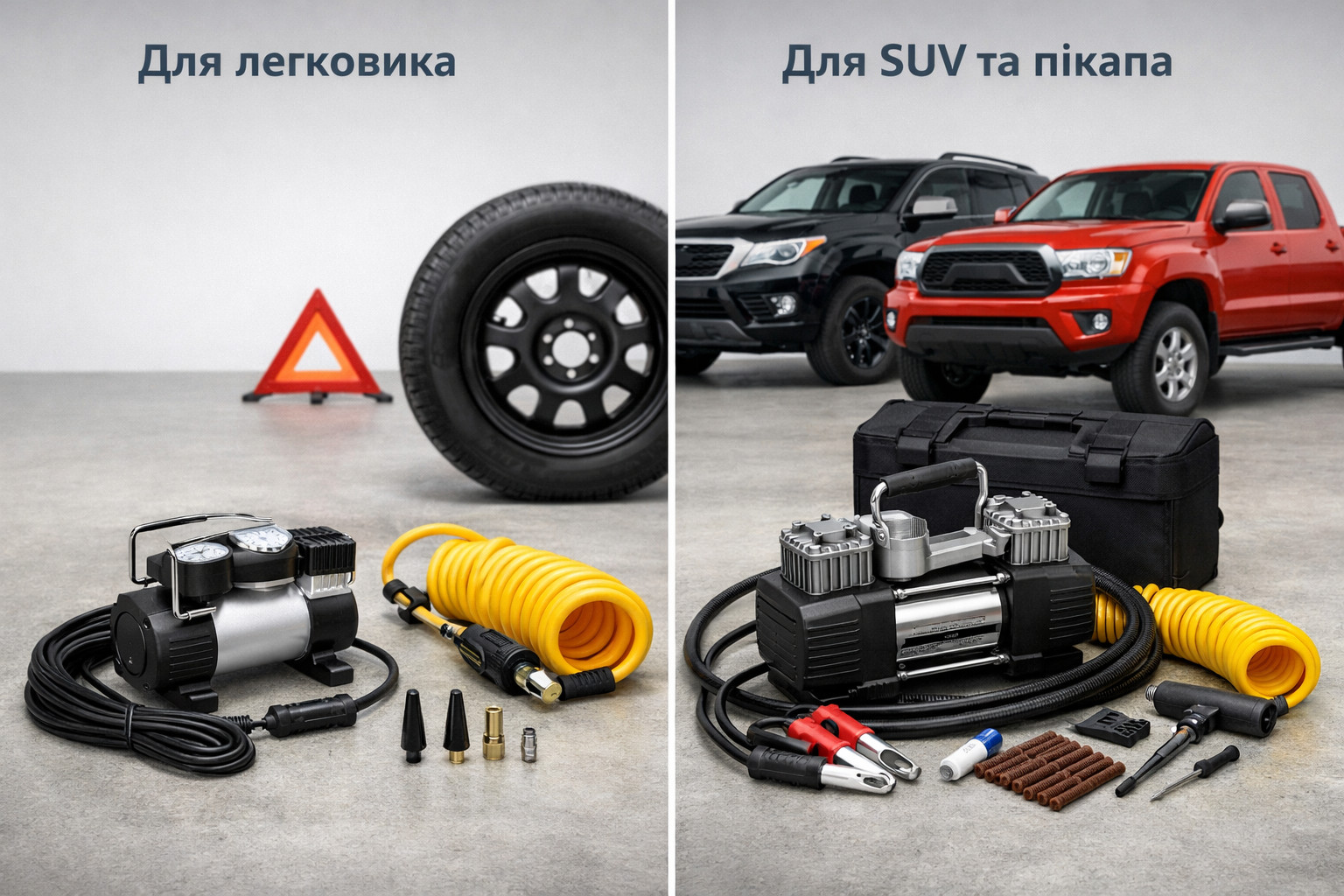 Quale compressore scegliere per auto, SUV o pick-up?