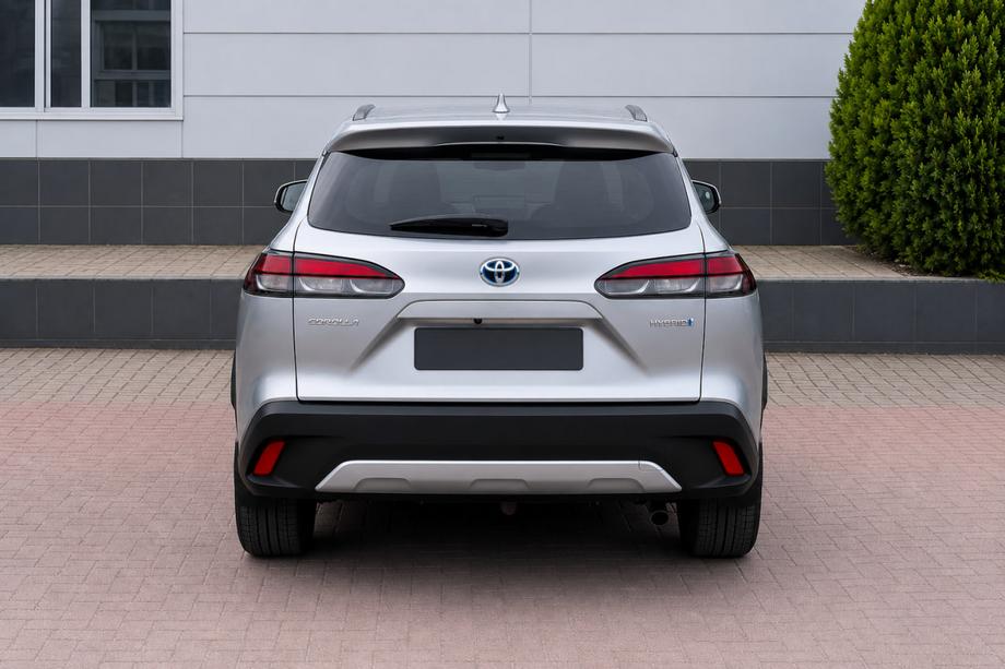 Toyota Corolla Cross 2020- Barre longitudinali tetto OEM integrate, grigie (Alluminio) Foto 3