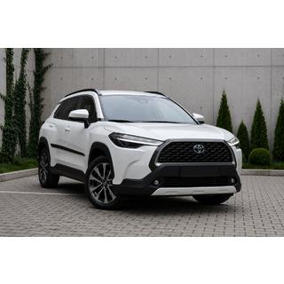 Corrimano longitudinali tetto integrati neri OEM (plastica ABS, installazione con adesivo) Toyota Corolla Cross 2020- foto 1
