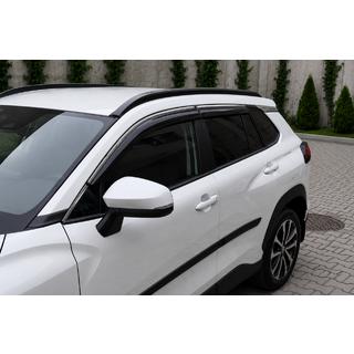 Corrimano longitudinali tetto integrati neri OEM (plastica ABS, installazione con adesivo) Toyota Corolla Cross 2020- foto 4