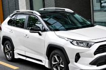 Toyota Corolla Cross 2020- Barre longitudinali tetto grigie OEM (Alluminio) foto 3