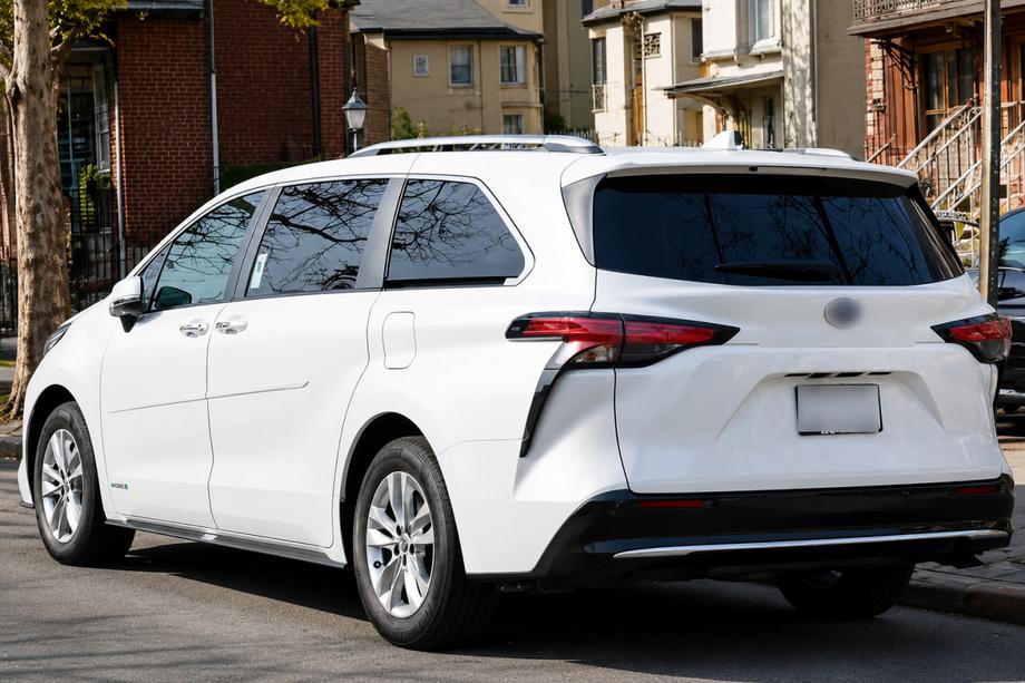 Toyota Sienna 2020- Barre longitudinali tetto OEM integrate, grigie (Alluminio) Foto 3