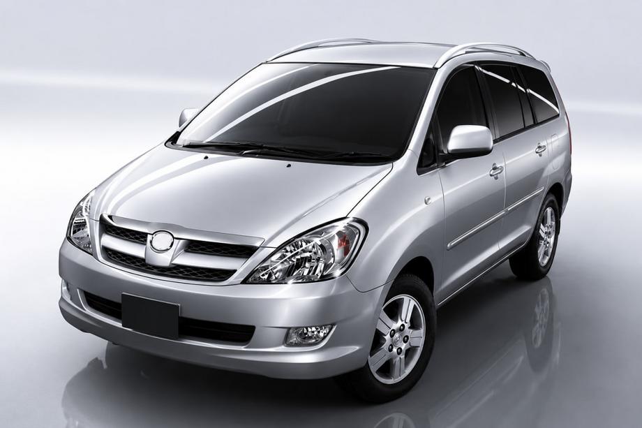 Toyota Innova 2015- Barre longitudinali tetto OEM integrate, grigie (Alluminio) Foto 1