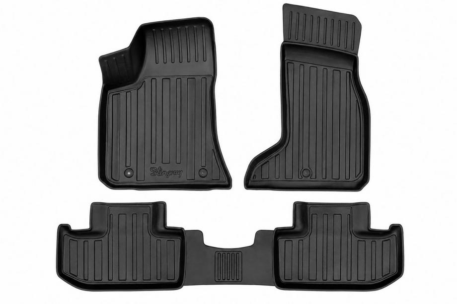 Dodge Challenger 2008-2023 Tappetini in gomma Stingray 3D (4WD, set da 4) Image