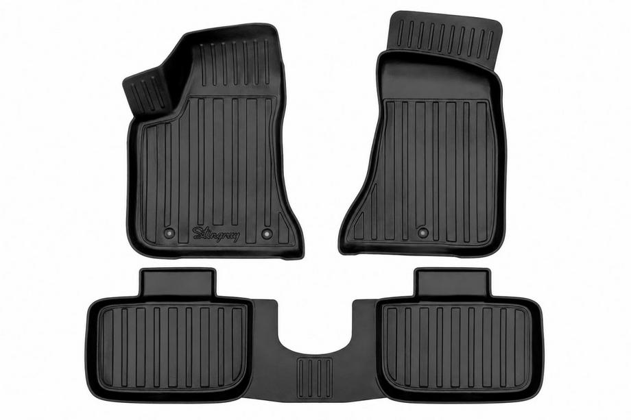 Dodge Challenger 2008-2023 Tappetini in Gomma Stingray 3D (2WD, 4 pz) Image