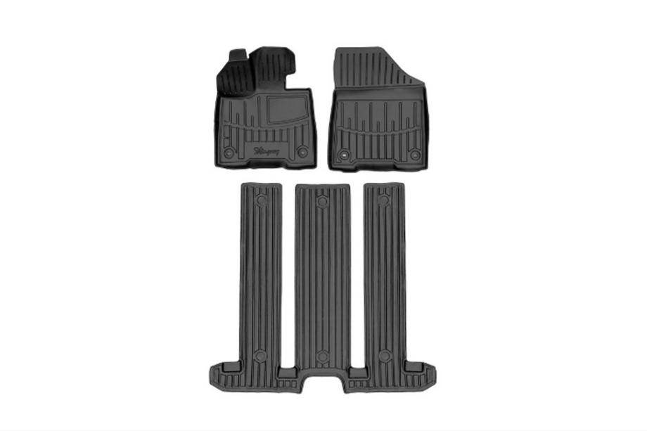 Toyota Sienna 2020- Tappetini in gomma Stingray 3D (6 posti, 3 pz) Image