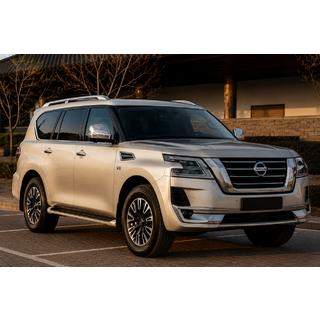 Barre longitudinali portatutto grigie (Alluminio) Nissan Armada 2016-2024