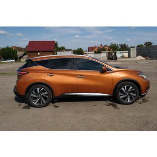 Rails tetto OEM grigi (plastica ABS, installazione con adesivo) Nissan Murano 2014- foto 1