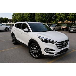 Rail longitudinali integrati neri OEM (plastica ABS, installazione con adesivo) Hyundai Tucson TL 2016-2021 foto 2