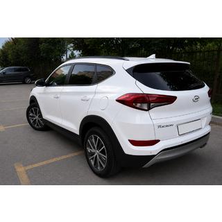 Rail longitudinali integrati neri OEM (plastica ABS, installazione con adesivo) Hyundai Tucson TL 2016-2021 foto 3
