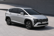 Hyundai Stargazer 2022– Barre longitudinali tetto OEM integrate, grigie (Alluminio) foto 2