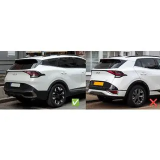 Deflettori finestrini con modanatura cromata Niken (per LWB, 4 pz) Kia Sportage 2021- foto 3