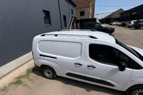 Citroen Berlingo/Multispace 2018- Barre longitudinali al tetto cromate (design turco) Lungo, piedi di fissaggio in metallo foto 1