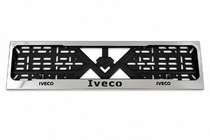 Iveco Cornice Targa Cromo (1 pz, Acciaio Inox) foto 1