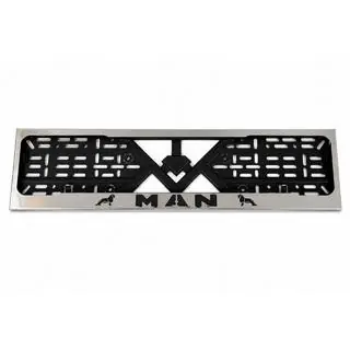 Cornice Targa Cromo (1 pz, Acciaio Inox)