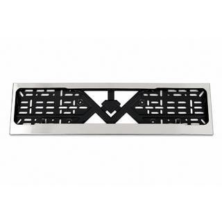 Cornice Targa Cromo (1 pz, Acciaio Inox)