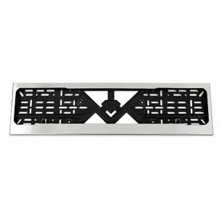 Cornice Targa Cromo (1 pz, Acciaio Inox)