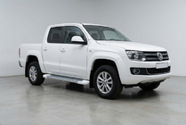Volkswagen Amarok 2010-2022 Pedane Laterali Allmond White (2 pz, Alluminio) foto 1