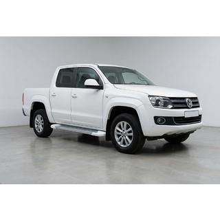 Pedane Laterali Allmond White (2 pz, Alluminio) Volkswagen Amarok 2010-2022 foto 1