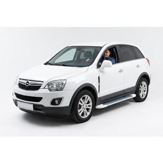 Pedane Laterali Allmond White (2 pz, Alluminio) Opel Antara 2006-2017 foto 1