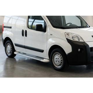 Pedane Laterali Allmond White (2 pz, Alluminio) Citroen Nemo 2007-2017 foto 1