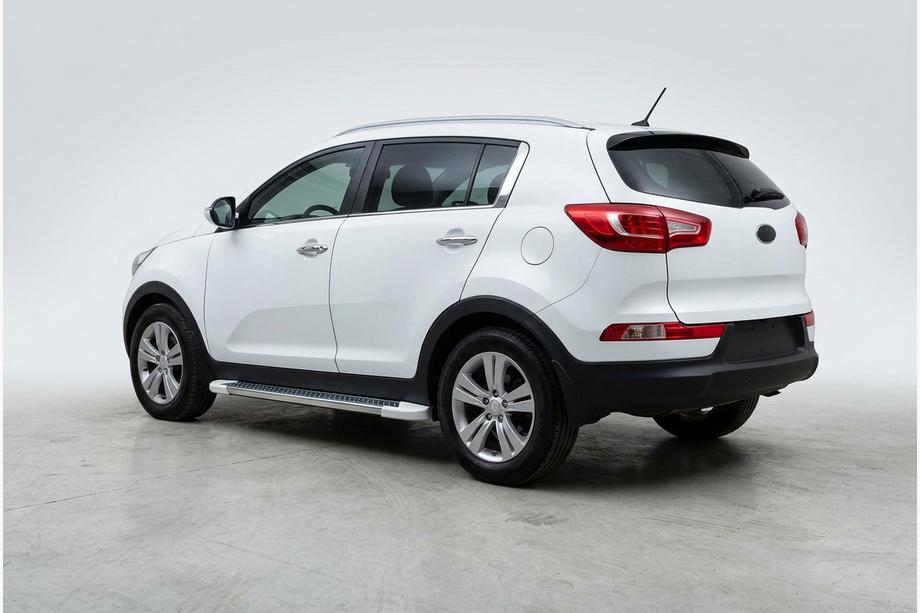 Kia Sportage 2010-2015 Pedane Laterali Allmond White (2 pz, Alluminio) Foto 1