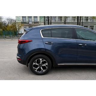 Barre longitudinali integrate grigie OEM (plastica ABS, installazione con adesivo) Kia Sportage 2015-2021 foto 2