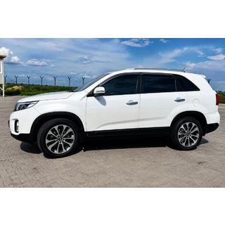 Barre longitudinali al tetto OEM grigie (Alluminio, montaggio con adesivo) Kia Sorento II XM 2009-2014 foto 1