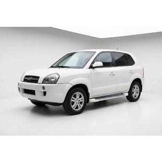 Pedane Laterali Allmond White (2 pz, Alluminio) Hyundai Tucson JM 2004- foto 1