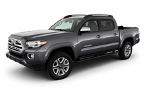 Toyota Tacoma 2015–2023 Barre longitudinali tetto OEM nere (alluminio) foto 3