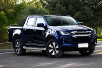 Isuzu D-Max 2011-2019 Barre longitudinali tetto nere OEM (Alluminio) foto 1
