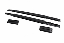 Isuzu D-Max 2011-2019 Barre longitudinali tetto nere OEM (Alluminio) foto 2