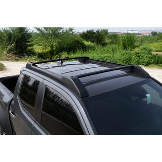 Longheroni tetto con barre trasversali neri OEM (Alluminio) foto 1