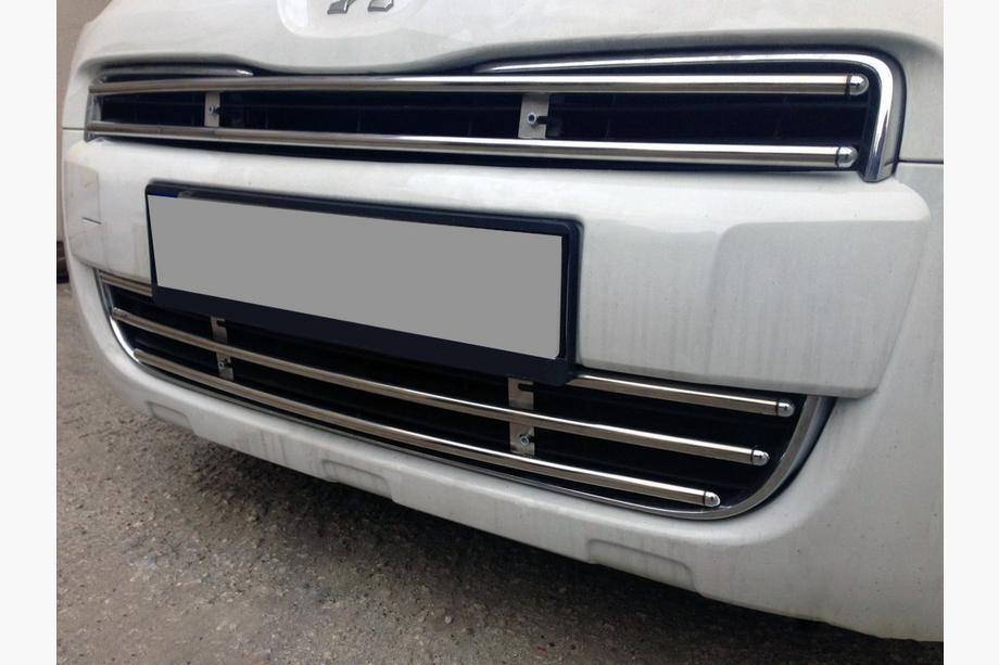 Citroen Berlingo 2008-2018 Griglia anteriore monoblocco 2008-2012 (acciaio inox) dal 2012 Image