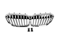 BMW 7 Series G11/G12 2015-2022 Griglie a rene 1 barra (2019-2022, Chrome) foto 2
