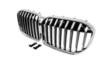 BMW 7 Series G11/G12 2015-2022 Griglie a rene 1 barra (2019-2022, Chrome) foto 4