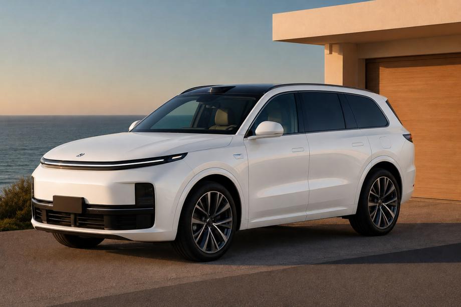 Li Auto L8 Barre longitudinali al tetto integrate nere OEM (Alluminio) Image
