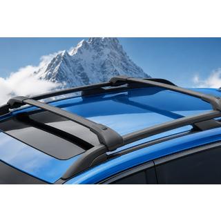 Barre portatutto trasversali nere per barre longitudinali OEM (Alluminio) Subaru Forester 2013-2018