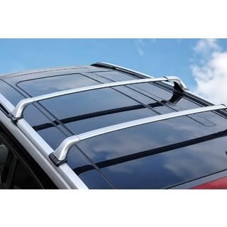 Barre portatutto trasversali grigie per rail OEM (con chiave, alluminio)