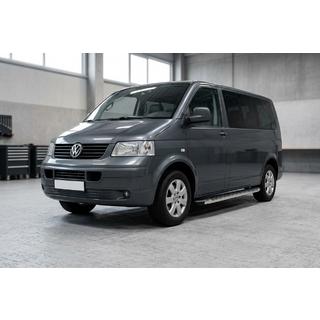 Pedane Laterali BlackLine (2 pz, Alluminio) Volkswagen T5 Transporter 2003-2010 foto 3