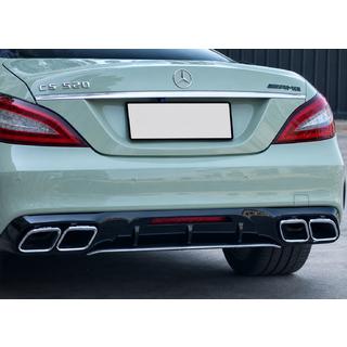 Diffusore posteriore con terminali di scarico cromati (2015-2018, Design GT63) foto 3