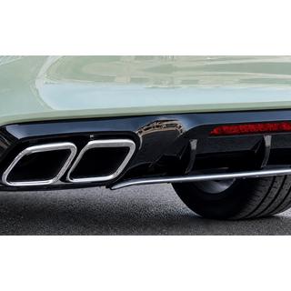 Diffusore posteriore con terminali di scarico cromati (2015-2018, Design GT63) foto 4