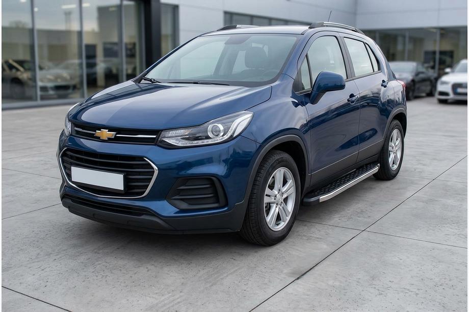 Chevrolet Trax 2012-2023 Pedane Laterali BlackLine (2 pz, Alluminio) Image