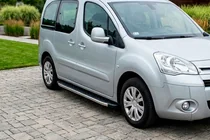 Peugeot Partner Tepee 2008-2018 Pedane Laterali BlackLine (2 pz, Alluminio) foto 1