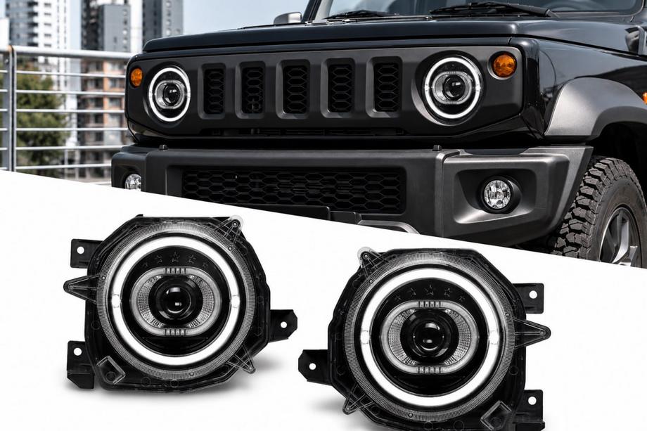 Suzuki Jimny 2018- Fari anteriori LED (2 pz) Foto 2