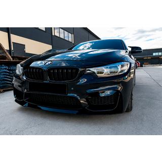 Lip anteriore CS-Style (per M4, nero lucido) BMW 4 Series F32/F33/F36 2012-2020 foto 1