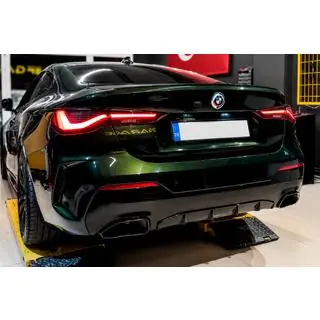 Diffusore paraurti posteriore con terminali di scarico (per G22/G23 M-Sport) foto 1