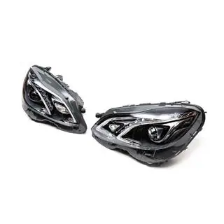 Fari anteriori (2 pz, restyling, senza centraline, per auto con ottiche alogene di serie) Mercedes E-class W212 2009-2016 foto 4