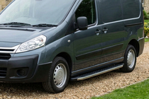 Peugeot Expert 2007-2016 Pedane Laterali BlackLine (2 pz, Alluminio) foto 1